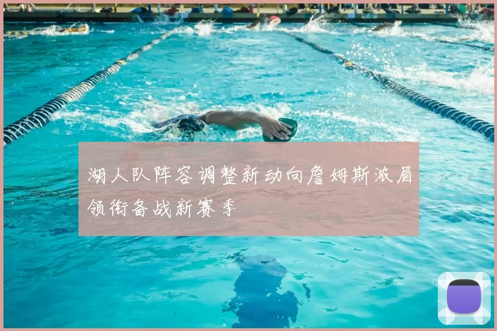 湖人队阵容调整新动向詹姆斯浓眉领衔备战新赛季