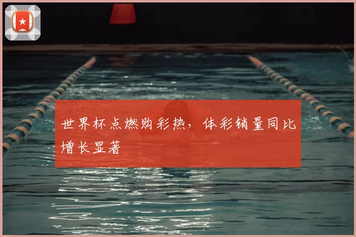 世界杯点燃购彩热,体彩销量同比增长显著