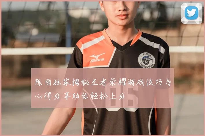 陈丽独家揭秘王者荣耀游戏技巧与心得分享助你轻松上分