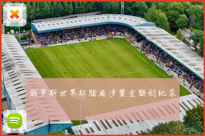 俄罗斯世界杯赌局涉案金额创纪录